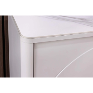 Komoda SAVOY 3D 150 CM bílá/mramor  Místnosti 47805
