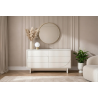 Komoda SAVOY 3D 150 CM bílá/mramor  Místnosti 47805