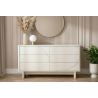 Komoda SAVOY 3D 150 CM bílá/mramor  Místnosti 47805