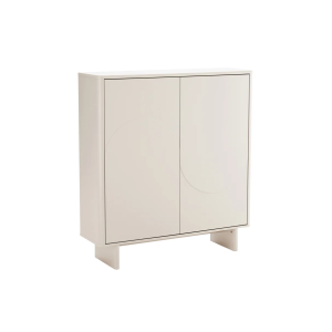 Vysoká komoda SAVOY 3D 130 CM bílá/mramor  Místnosti 47799