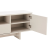 Televizní stolek SAVOY 3D 150 CM bílý/mramor  Místnosti 47798