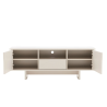 Televizní stolek SAVOY 3D 150 CM bílý/mramor  Místnosti 47798