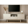 Televizní stolek SAVOY 3D 150 CM bílý/mramor  Místnosti 47798