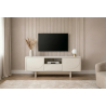 Televizní stolek SAVOY 3D 150 CM bílý/mramor  Místnosti 47798