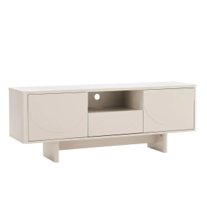 Televizní stolek SAVOY 3D 150 CM bílý/mramor  Místnosti 47798
