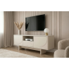 Televizní stolek SAVOY 3D 150 CM bílý/mramor  Místnosti 47798