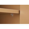 Televizní stolek SAVOY 3D 150 CM béžový/travertin  Místnosti 47797