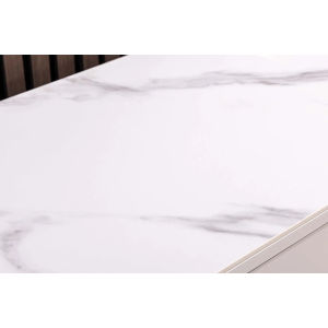 Komoda SAVOY 3D 180 CM bílá/mramor  Místnosti 47795