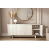 Komoda SAVOY 3D 180 CM bílá/mramor  Místnosti 47795