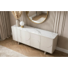 Komoda SAVOY 3D 180 CM bílá/mramor  Místnosti 47795
