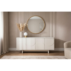 Komoda SAVOY 3D 180 CM bílá/mramor  Místnosti 47795