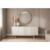 Komoda SAVOY 3D 180 CM bílá/mramor  Místnosti 47795
