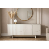 Komoda SAVOY 3D 180 CM bílá/mramor  Místnosti 47795