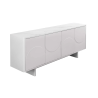 Komoda SAVOY 3D 180 CM bílá/mramor  Místnosti 47795