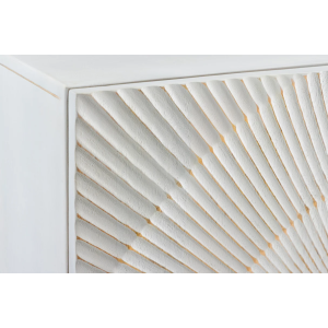 Vysoká komoda GOLDEN SUNSET 120 CM bílá masiv mango  Místnosti 48108