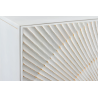 Vysoká komoda GOLDEN SUNSET 120 CM bílá masiv mango  Místnosti 48108