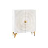 Vysoká komoda GOLDEN SUNSET 120 CM bílá masiv mango  Místnosti 48108