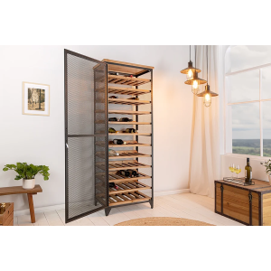 Vinotéka BODEGA NATUR 184 CM masiv borovice  Místnosti 44749