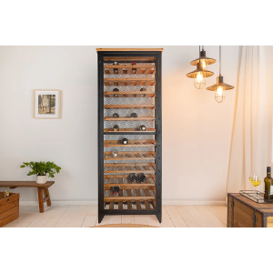 Vinotéka BODEGA NATUR 184 CM masiv borovice  Místnosti 44749