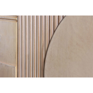 Komoda ART DECO 170cm 3D mangové dřevo, přírodní bílá  Místnosti 46800