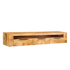 Závěsný televizní stolek IRON CRAFT 160 CM masiv mango  Místnosti 46809