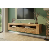 Závěsný televizní stolek IRON CRAFT 160 CM masiv mango  Místnosti 46809