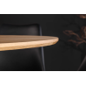 Kulatý jídelní stůl ATELIER II 120 CM přírodní/černá dubová dýha ATELIER Místnosti 46559