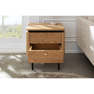 Noční stolek ATELIER 55 CM dubová dýha ATELIER Místnosti 47458