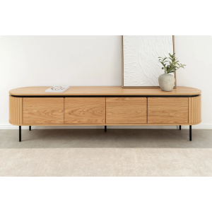 Televizní stolek ATELIER 200 CM dubová dýha ATELIER Místnosti 47451