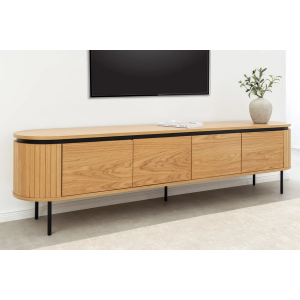 Televizní stolek ATELIER 200 CM dubová dýha ATELIER Místnosti 47451
