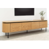 Televizní stolek ATELIER 200 CM dubová dýha ATELIER Místnosti 47451