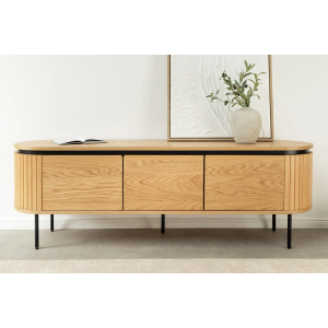 Televizní stolek ATELIER 160 CM dubová dýha ATELIER Místnosti 47450