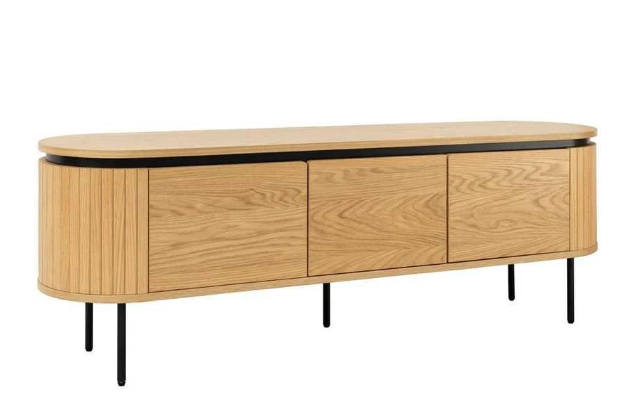 Televizní stolek ATELIER 160 CM dubová dýha ATELIER Místnosti 47450