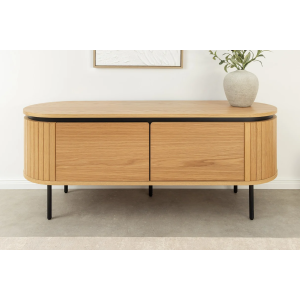 Televizní stolek ATELIER 120 CM dubová dýha ATELIER Místnosti 47449