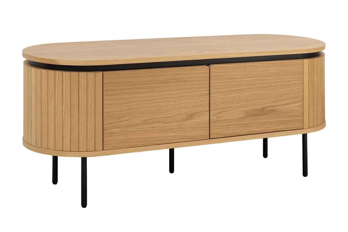 Televizní stolek ATELIER 120 CM dubová dýha ATELIER Místnosti 47449