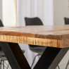 Jídelní stůl 240x100 Iron Craft mango 70mm  Jídelní stoly 40057