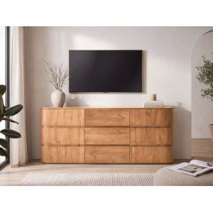 Dřevěná komoda Kala masiv akát  TV stolky a komody A2788