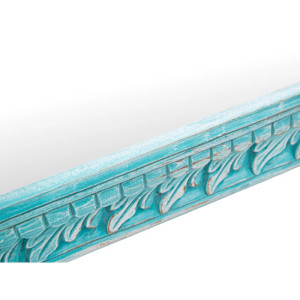 Dřevěné zrcadlo 80x60 Santa Cruz mango blue Santa Cruz Koupelnové skříňky A2599