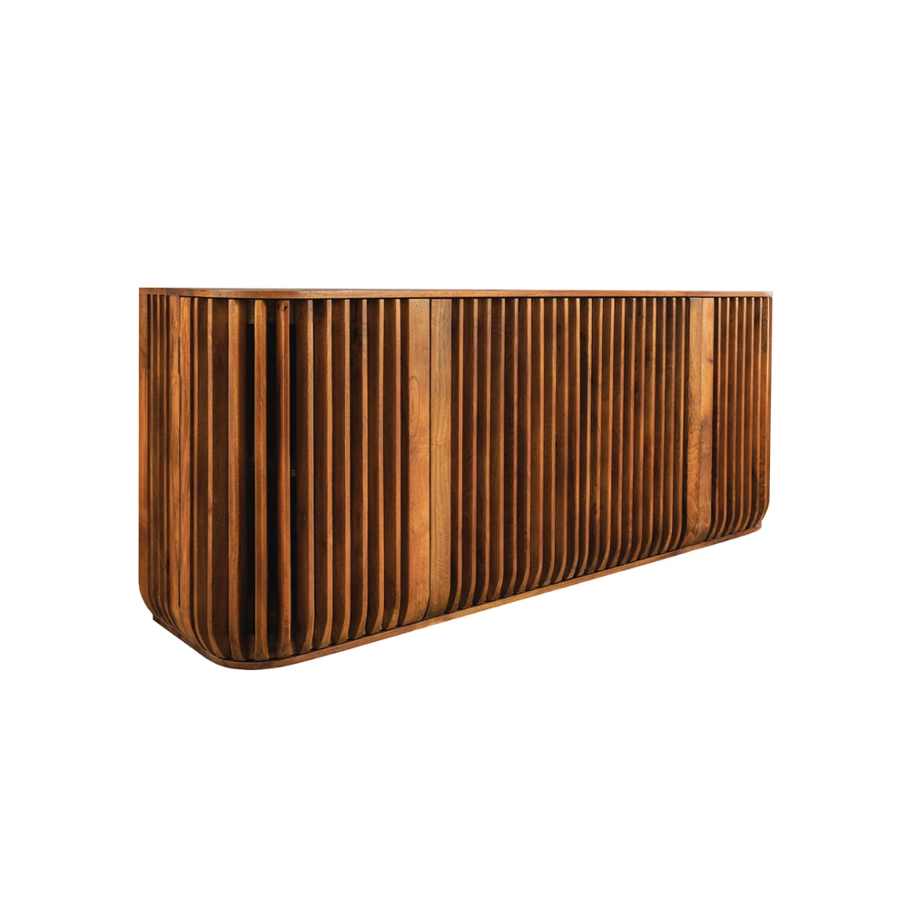 Komoda SCULPTURA 170 CM masiv mango hnědá  Komody 49269