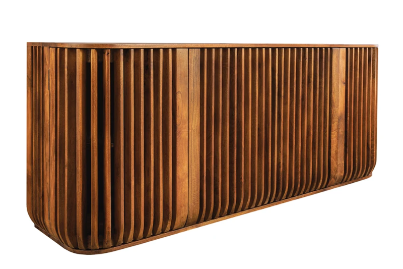 Komoda SCULPTURA 170 CM masiv mango hnědá  Komody 49269