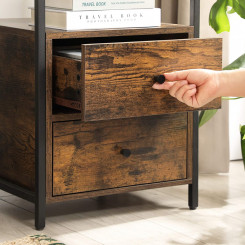 Noční stolek se zásuvkami VASAGLE - LET067B01  Skladovky LET067B01