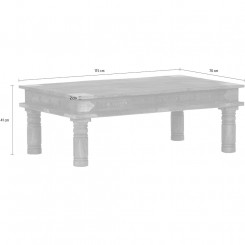 Dřevěný konferenční stolek Medita - výběr velikosti Medita Konferenční stolky MH7797/77-70