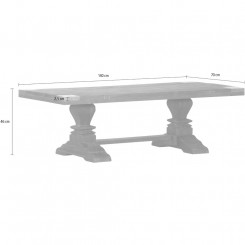 Dřevěný konferenční stolek Medita ručně vyřezávaný Medita Konferenční stolky MH7826/77
