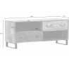 Designový tv stolek Kenya z masivního manga  TV stolky a komody MH60415