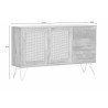 Designová komoda z mangového dřeva Honey  Komody MH66065