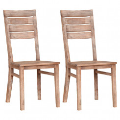 Masivní jídelní židle z akácie Sakura sada 2ks Sakura Jídelní židle MH6009/50