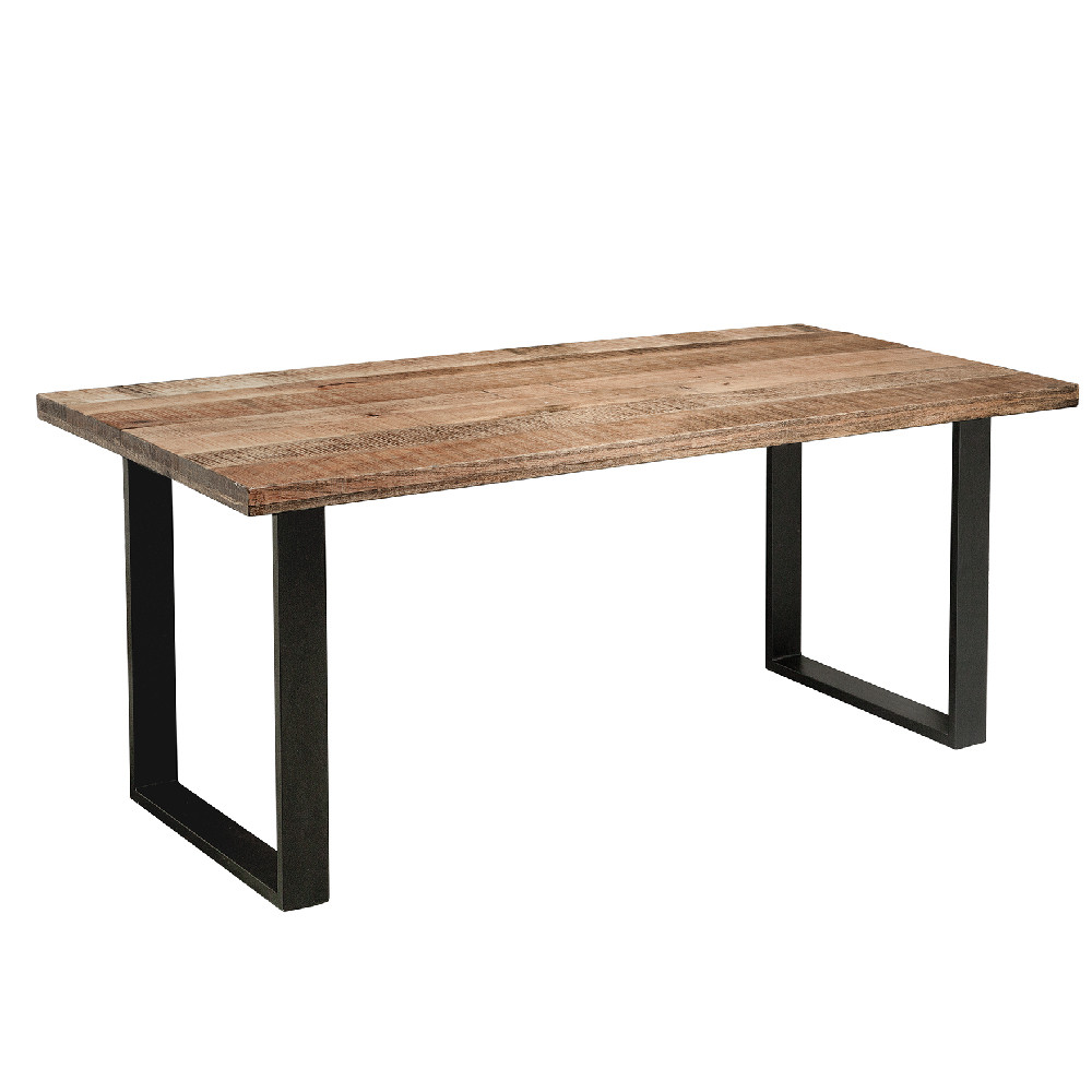 Jídelní stůl z mangového dřeva Metal II Metal Jídelní stoly MH38656MET