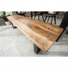 Masivní lavice Iron craft 170 cm přírodní Iron Craft Lavice 38666