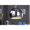 Chromové stropní svítidlo 30 cm Cocooning kov  Svítidla 8605