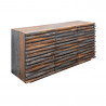 Designový příborník 160 cm Relief palisandr  Komody 39746